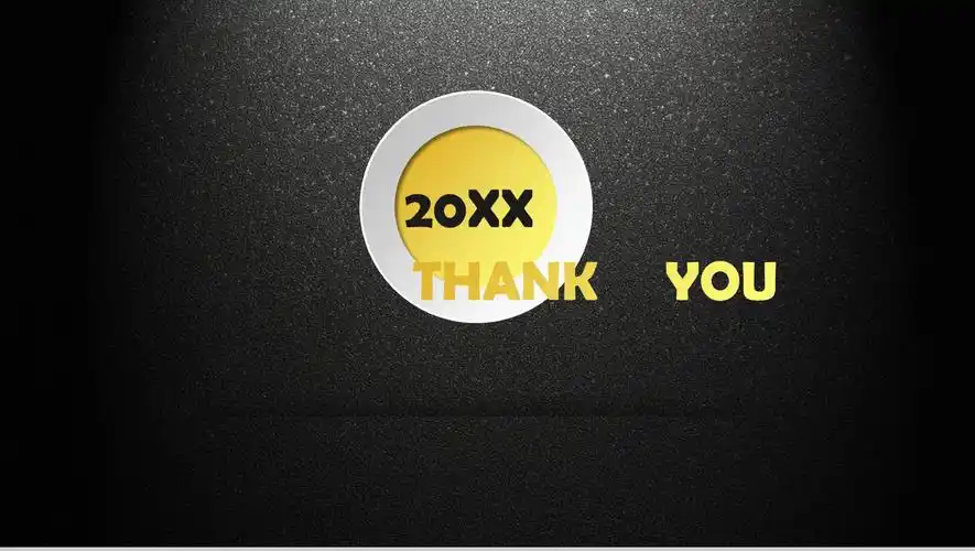 黑底金色工作总结计划企业宣传16素材ppt模板精选