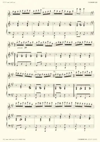 小提琴谱流浪者之歌小提琴钢琴二重奏zigeunerweisen