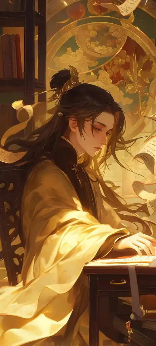 唯美古风帅哥美女壁纸图片高清无水印版