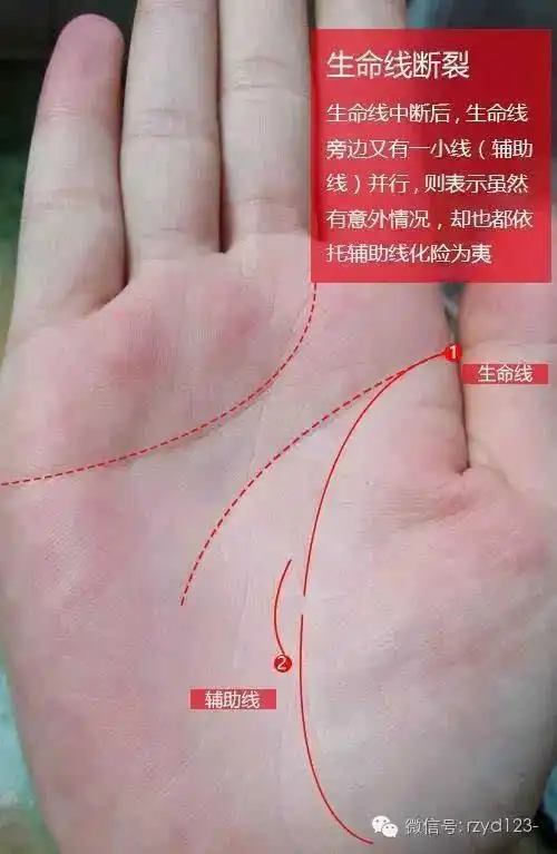 生命线断裂是手相大忌