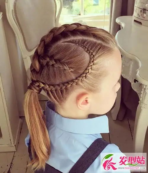 最新小公主编发图片 儿童花式编发扎发大全_发型站_最新流行发型设计