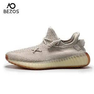 bezos满天星椰子鞋男女款350芝麻灰潮流鞋秋冬透气运动休闲网红