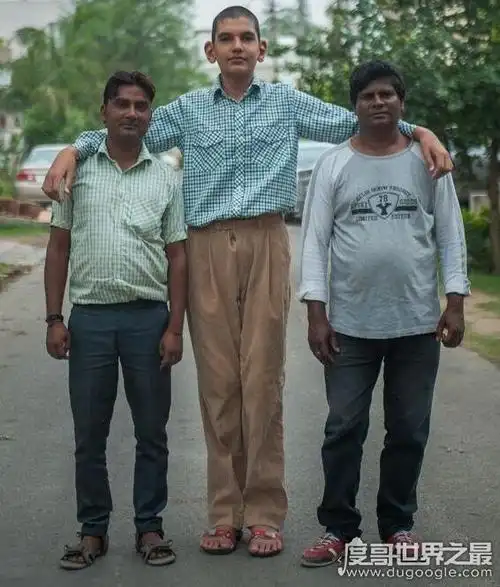 世界上最高的儿童,印度8岁男孩卡兰·辛格身高2米