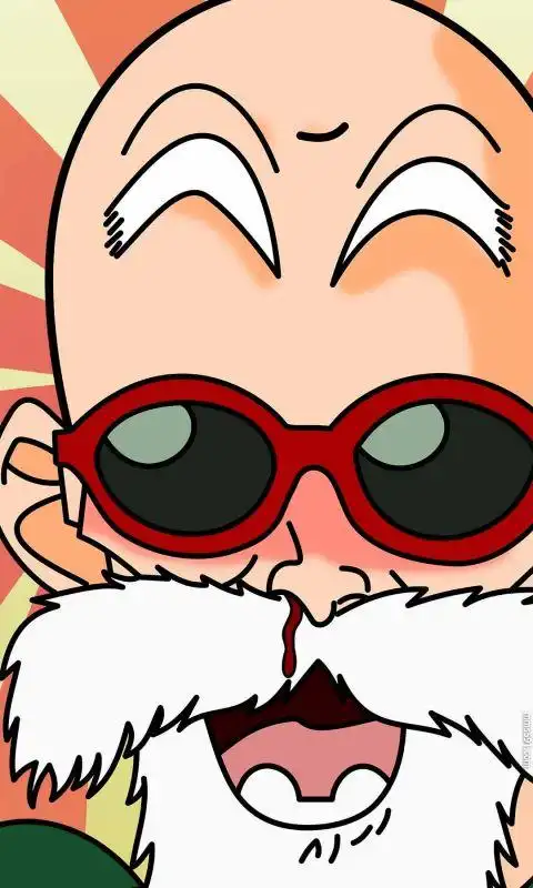 七龙珠武天老师肌肉,爱看内裤色老头龟仙人kame sennin手机壁纸图片集