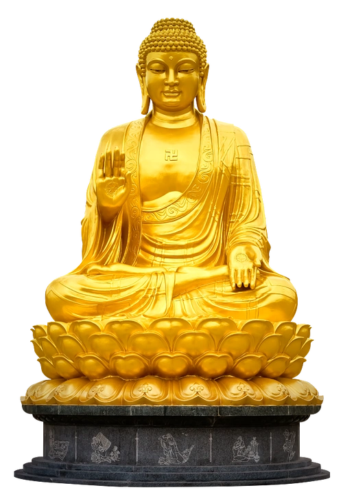 金色释迦牟尼释迦牟尼佛坐像其他元素免抠png图片壁纸