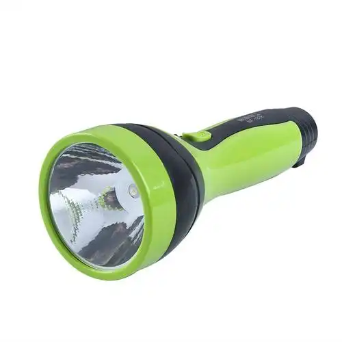 nf1838绿色户外led循环充电照明手电筒家用大功率强光远射便携钓鱼