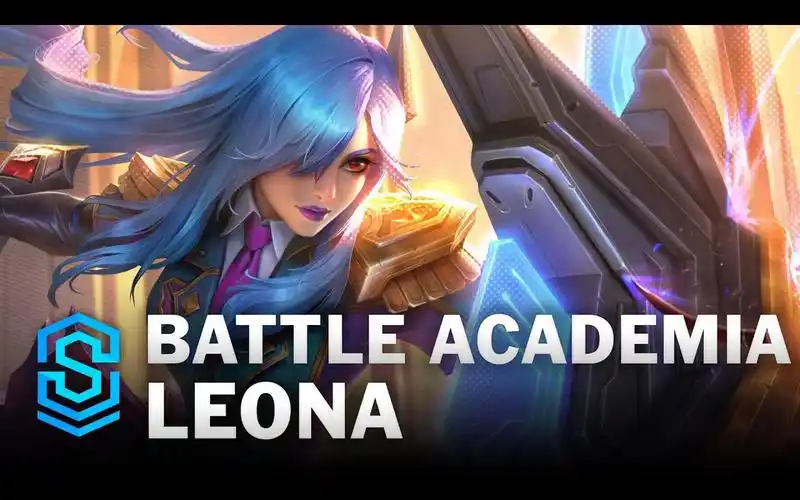 「皮肤档案室」蕾欧娜·曙光女神 —— 战斗学院 - 英雄联盟