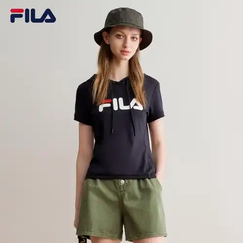 fila斐乐官方女子短袖2021新款休闲运动时尚潮流简约运动t恤