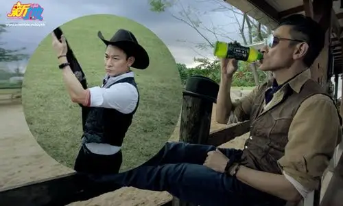 ◤刘德华坠马泰国广告曝光◢一身牛仔look真的帅爆可惜骑马镜头全都