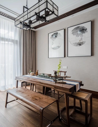 142㎡现代简约三居装修案例_效果图_土巴兔装修网