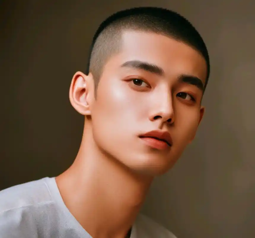 百度秋冬打卡挑战赛# 超短寸头,尽显男士硬朗魅力;轻松打造,引领时尚