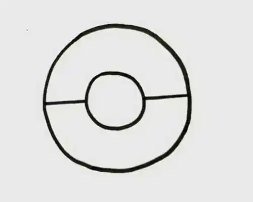 数码宝贝精灵球简笔画怎么画 神奇宝贝的精灵球简笔画教学步骤