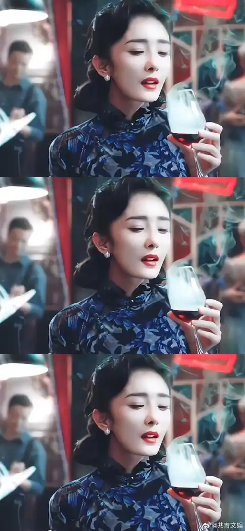 杨幂喝酒封神名场面