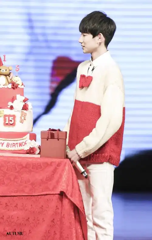 tfboys王源 151128生日会 cr:北秋秋北