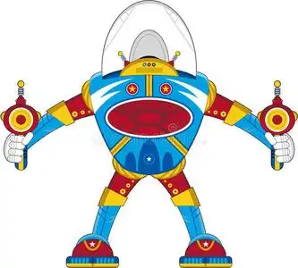 科幻片卡通巨型机器人太空服照片