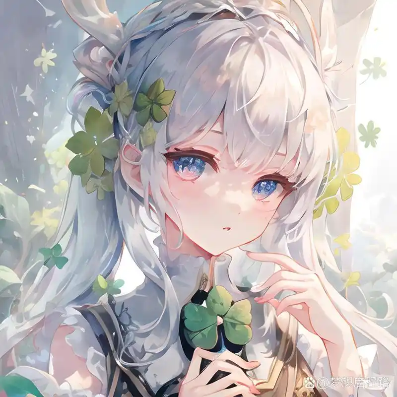 四叶草的约定丨四叶草92丨女生动漫闺蜜头像