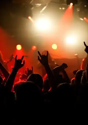 摇滚背景欢呼图片