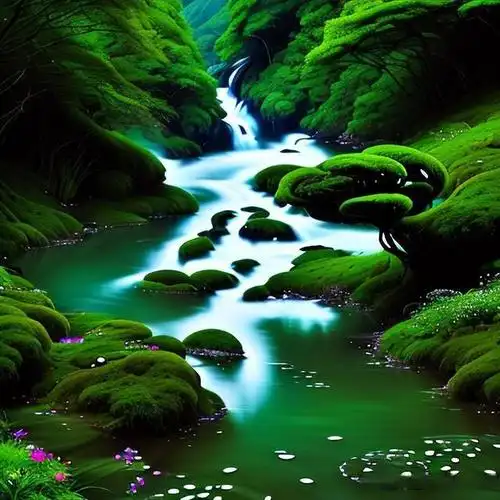 风景书法头像|大自然的诗篇