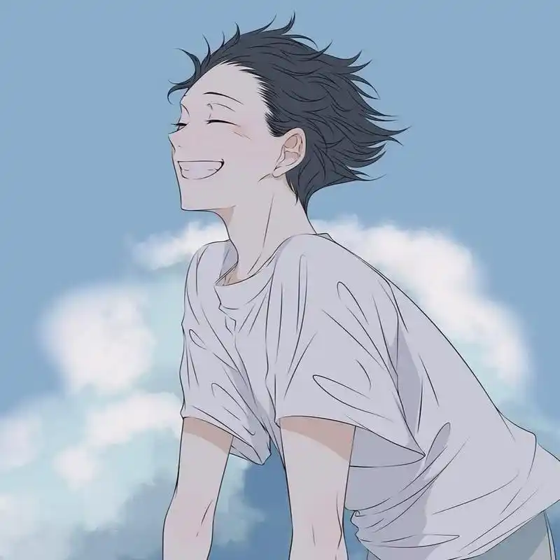 今天是爱笑男孩#动漫头像# #头像# #动漫头像和壁纸# 爱笑的男娃运气