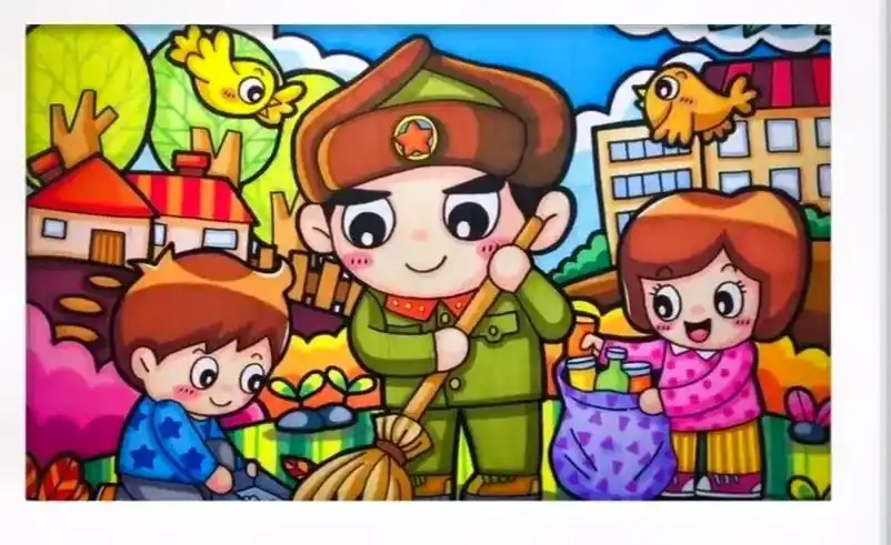 学雷锋手抄报#学雷锋绘画#助人为乐绘画 #助人为乐 #助人 - 抖音