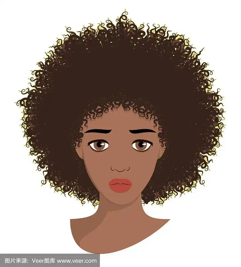 爆炸头,女孩,durag头巾,花色丝质大手帕,非裔美国人