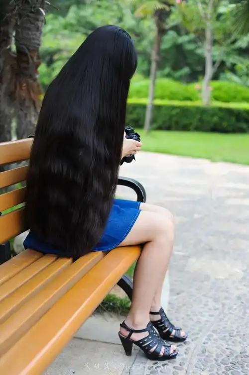 戈壁落日长发模特001#【停止.