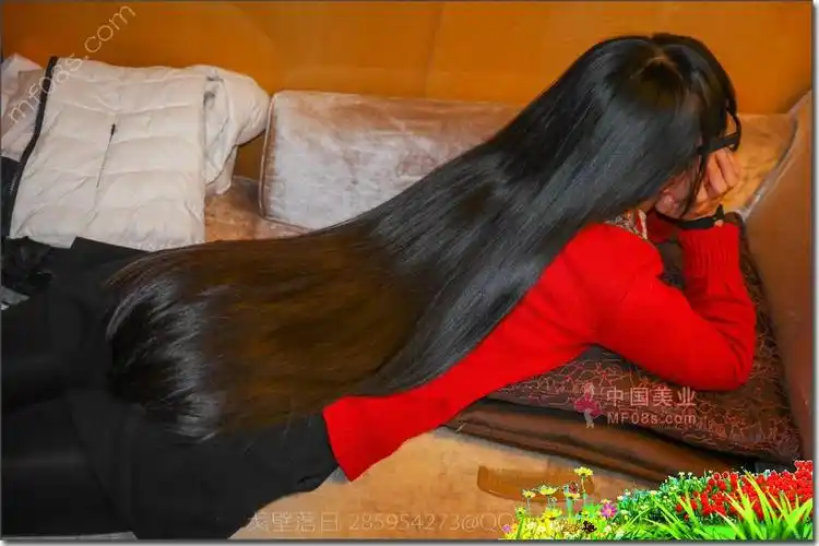 可预约洗发梳发的郑州长发模特-戈壁落日长发模特1#(9)