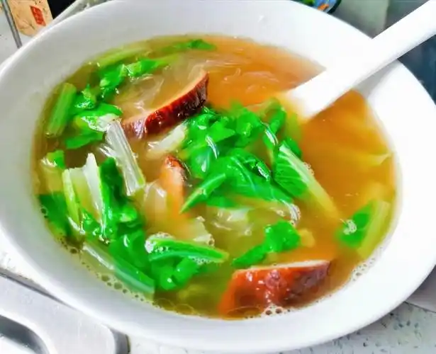 青菜粉丝汤的做法