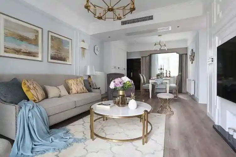 浦东天健萃园105平北欧风格四室户装修效果图