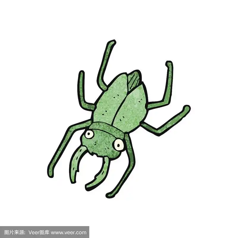 巨大的虫子卡通