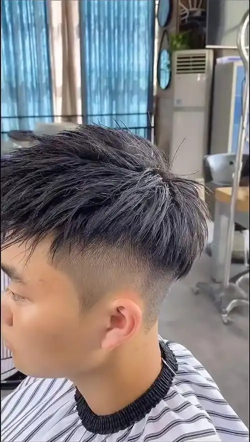 男士短发可以这样设计碎盖摩根烫碎盖锡纸烫