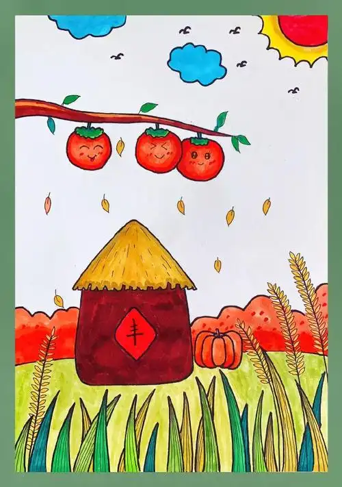 丰收的季节 ##儿童画