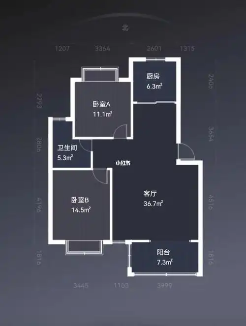 二居怎么改三居