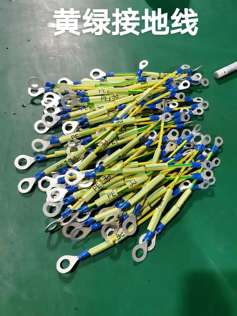 车间生产黄绿接地线