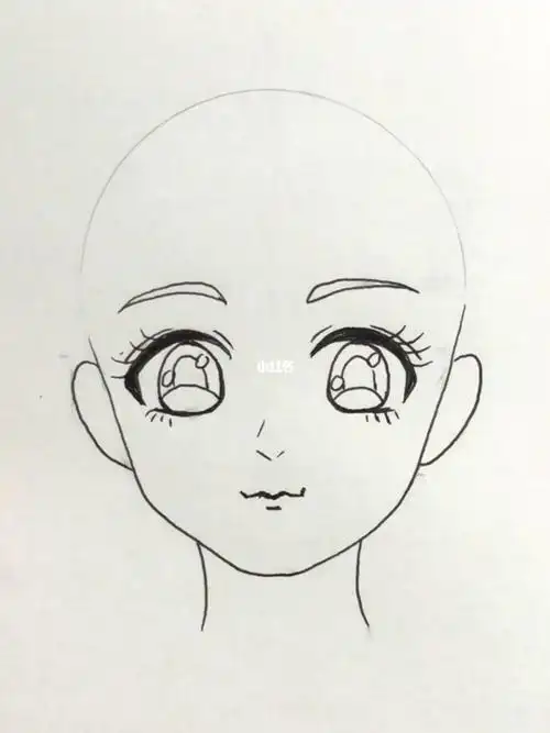 动漫人物五官画法二
