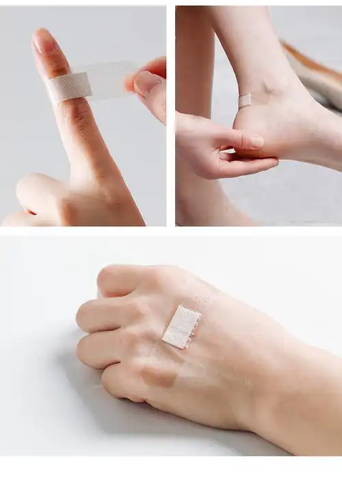 创口贴防水透气创可贴伤口止血贴急救贴脚后跟贴防磨脚贴绿色