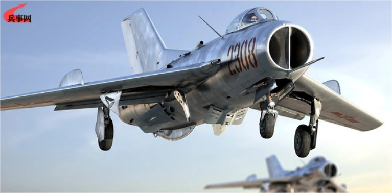 歼-6战机为中国自主生产第一代超音速战机,从1964年首架交付使用,1986