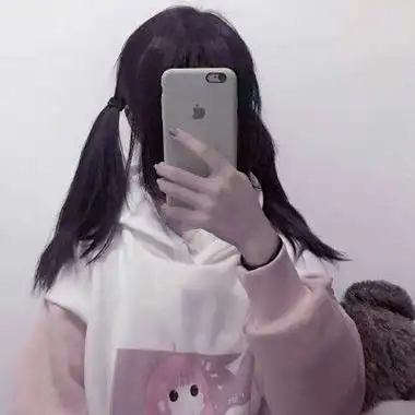萝莉手机遮脸头女生头像