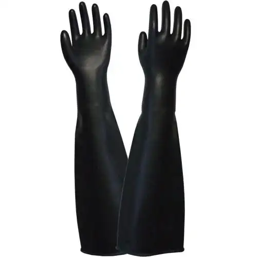 dpl10221超长重型防化手套耐磨损高性能的抗化学性能