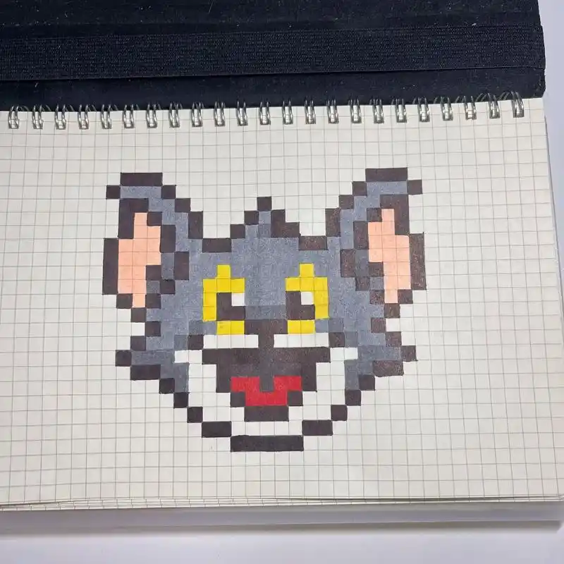 115663156671566像素画 猫和老鼠 汤姆.