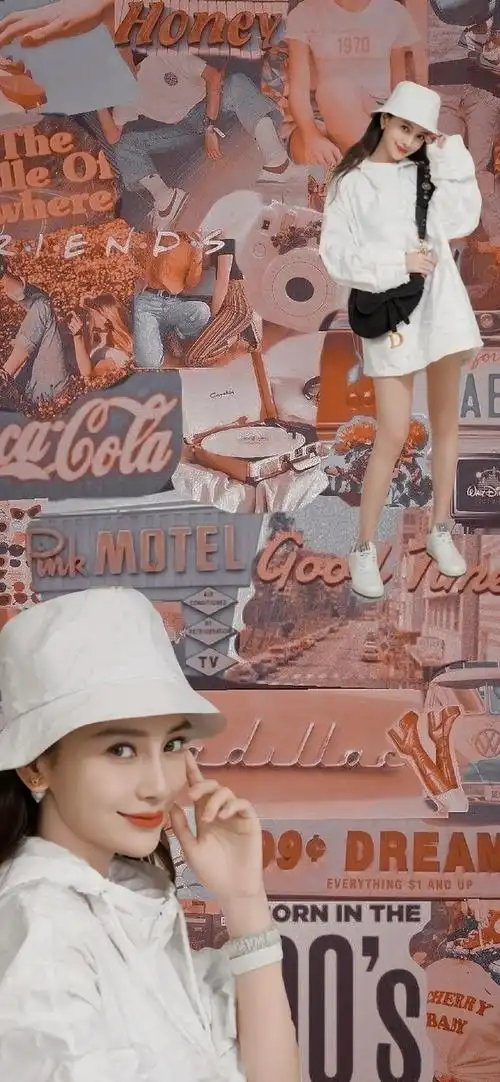 angelababy杨颖明星拼接手机壁纸