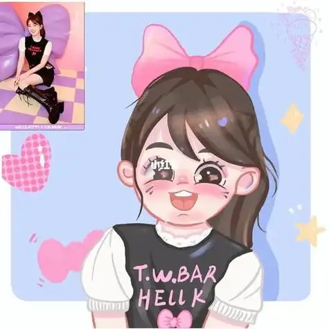 女明星时尚卡通头像 卡通头像图片大全 -【爱个性】