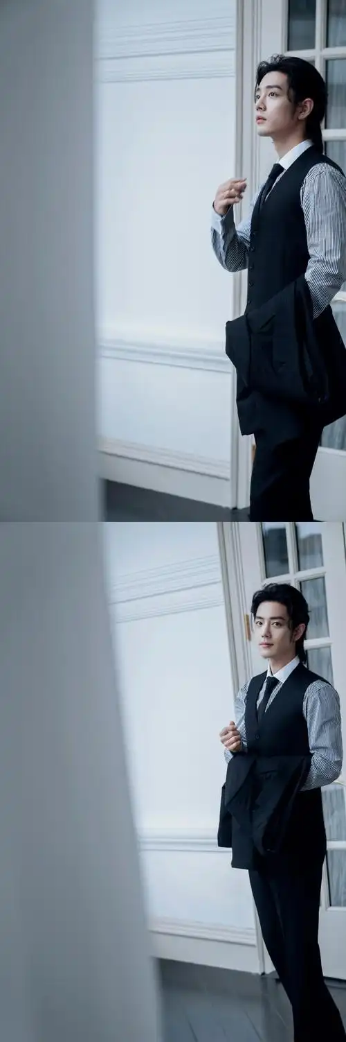 肖战登新加坡报纸##肖战长发高清图