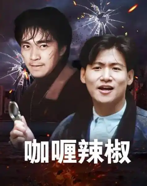 这部作品是周星驰成为星爷之前的作品,搭档张学友,典型的香港战斗片.