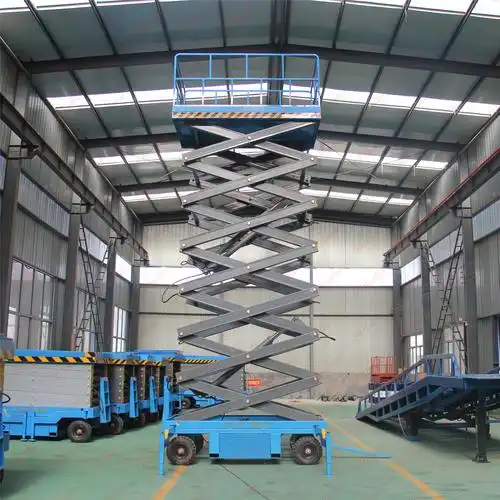 液压提升机电动葫芦升降液压剪叉式升降平台液压梯子