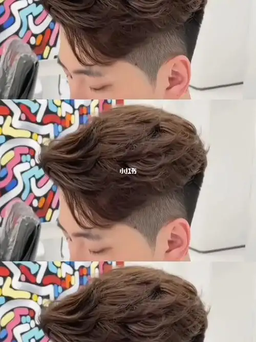 男士最好看免打理发型纹理烫吹干既成行