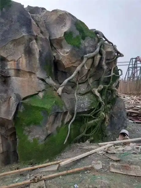 铜陵仿真树假树饭店假树厂家水泥榕树制作餐厅假树产地湘岩园林