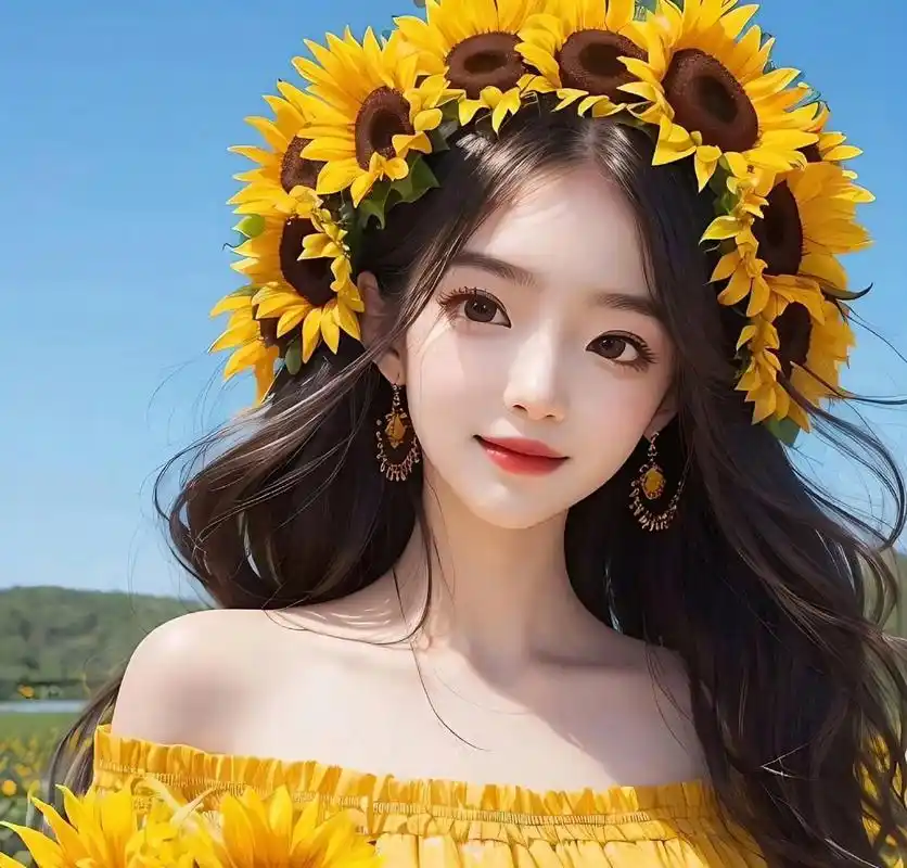 超好看的女生头像|无水印|治愈系|花系少女|可爱|纯洁|夏季|天真涡鞍