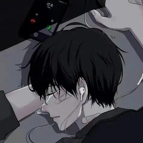 伤感帅气动漫男生头像,就是带着一点淡淡的悲伤的感觉,用来作为qq头像