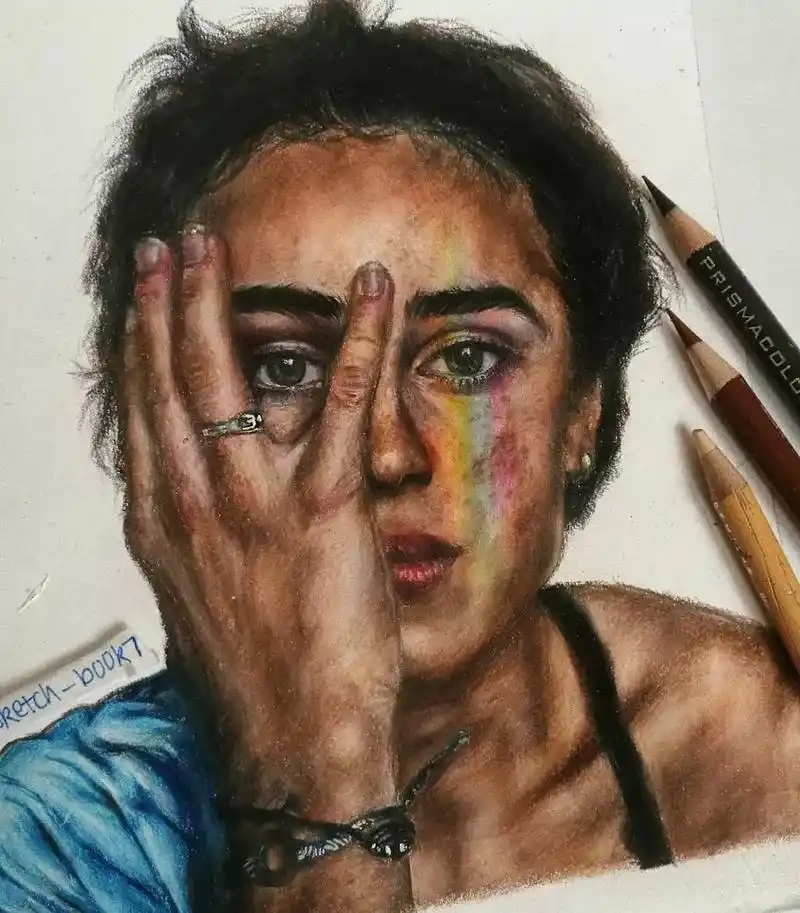 14岁这画功,你服不服?